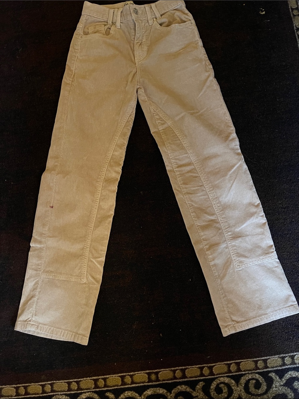 Free people corduroy straight leg pants